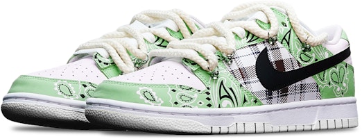 (W) Zapatillas Nike Dunk Low 'Negro Blanco Verde Paisley' DH9765-100(TeamT-腰果花绿白S-BOX) Lookbook (W) Zapatillas Nike Dunk Low 'Negro Blanco Verde Paisley' DH9765-100(TeamT-腰果花绿白S-BOX)
