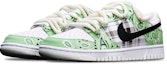 Lookbook (W) 나이키 덩크 로우 '블랙 화이트 그린 페이즐리' (커스텀) DH9765-100(TeamT-腰果花绿白S-BOX)