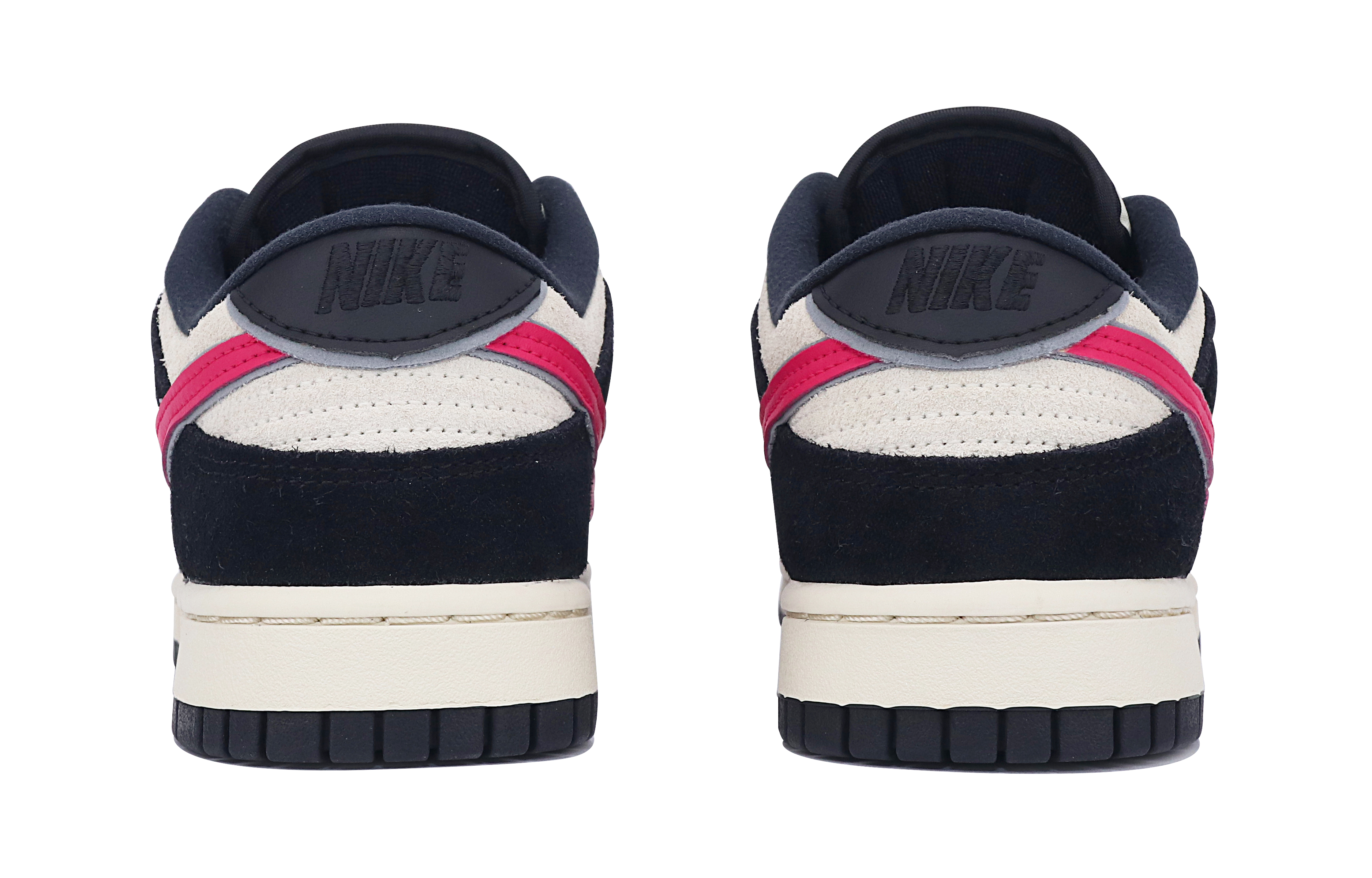 Shop (W) [Sepatu Kustom] Nike Dunk Low 'Hitam Putih Hyper Pink' DV3054-001(TeamTen-女款活力玫红QD)