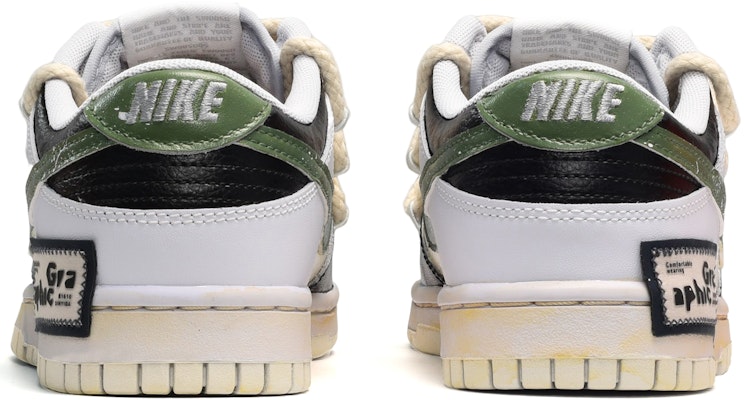 (W) 나이키 덩크 로우 '블랙 화이트 옐로우 패치워크 스플래터' (커스텀) DD1503-121(TeamE-女款泼墨黑白黄) Shop (W) 나이키 덩크 로우 '블랙 화이트 옐로우 패치워크 스플래터' (커스텀) DD1503-121(TeamE-女款泼墨黑白黄)