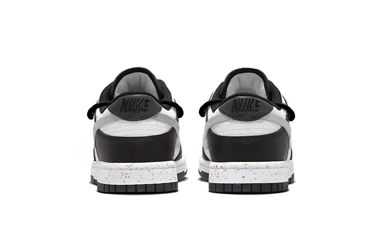 Shop (W) ナイキ ダンク ロー "ブラック/ホワイト/グレー マルチスウッシュ" FD4623-131(TeamY-女款三勾简约黑白灰)