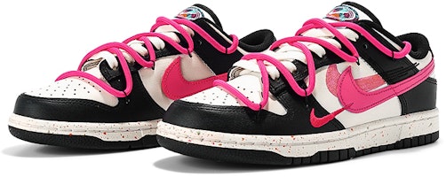 【定制球鞋】Nike Dunk Low 多彩勾 勃肯 活力三勾 低帮 板鞋 女款 黑白紫 Shop 【定制球鞋】Nike Dunk Low 多彩勾 勃肯 活力三勾 低帮 板鞋 女款 黑白紫