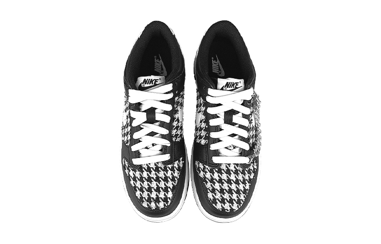 Purchase (W) [Kasut Buatan Tangan] Nike Dunk Low 'Hitam Putih Houndstooth Escape Journal' FD1232-001(Team116-女千鸟格SBOX)