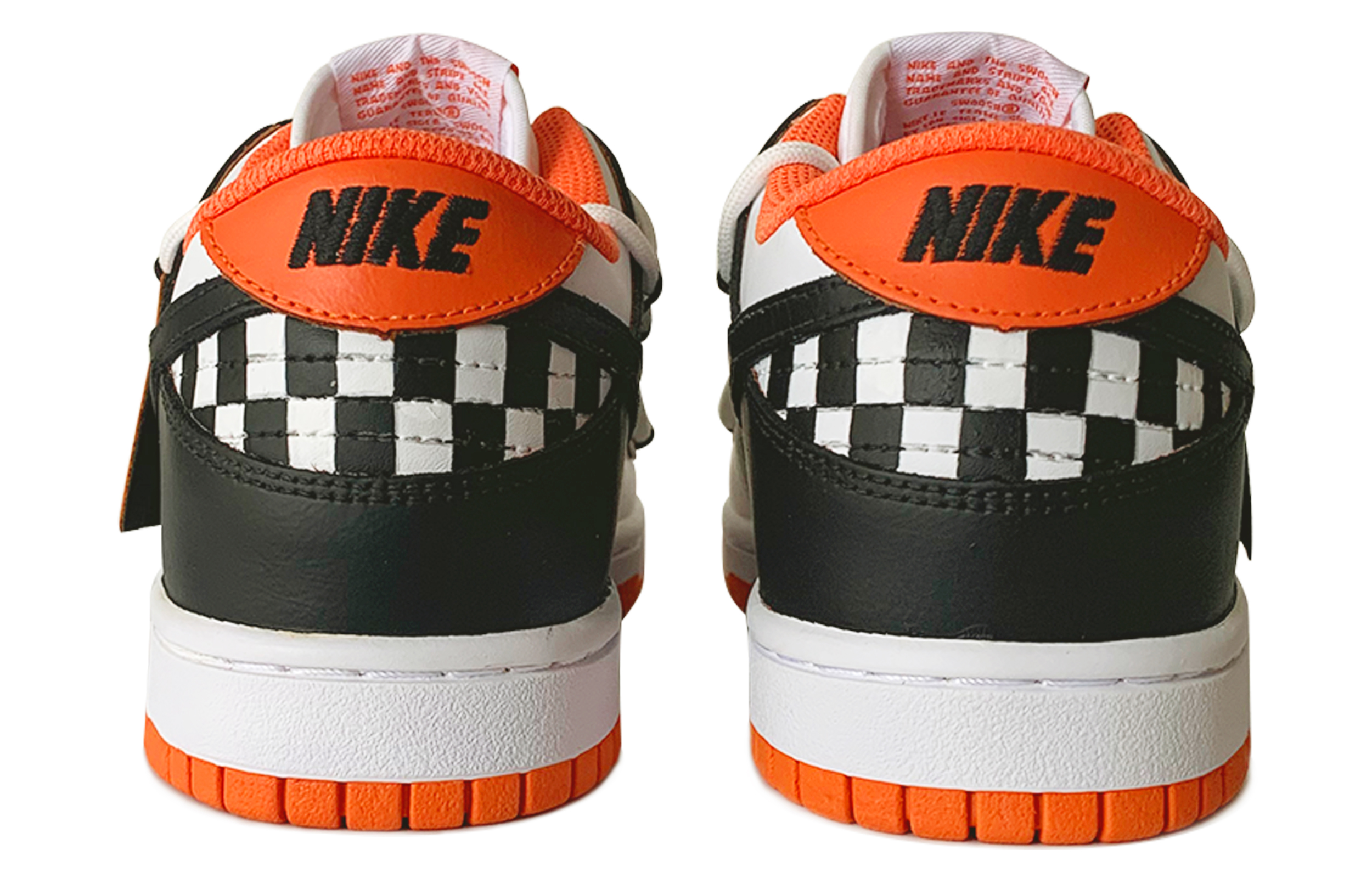 Purchase (W) [Zapatos Personalizados] Nike Dunk Low 'Negro Blanco Naranja' DJ9955-800(TeamD-女款赛结旗)