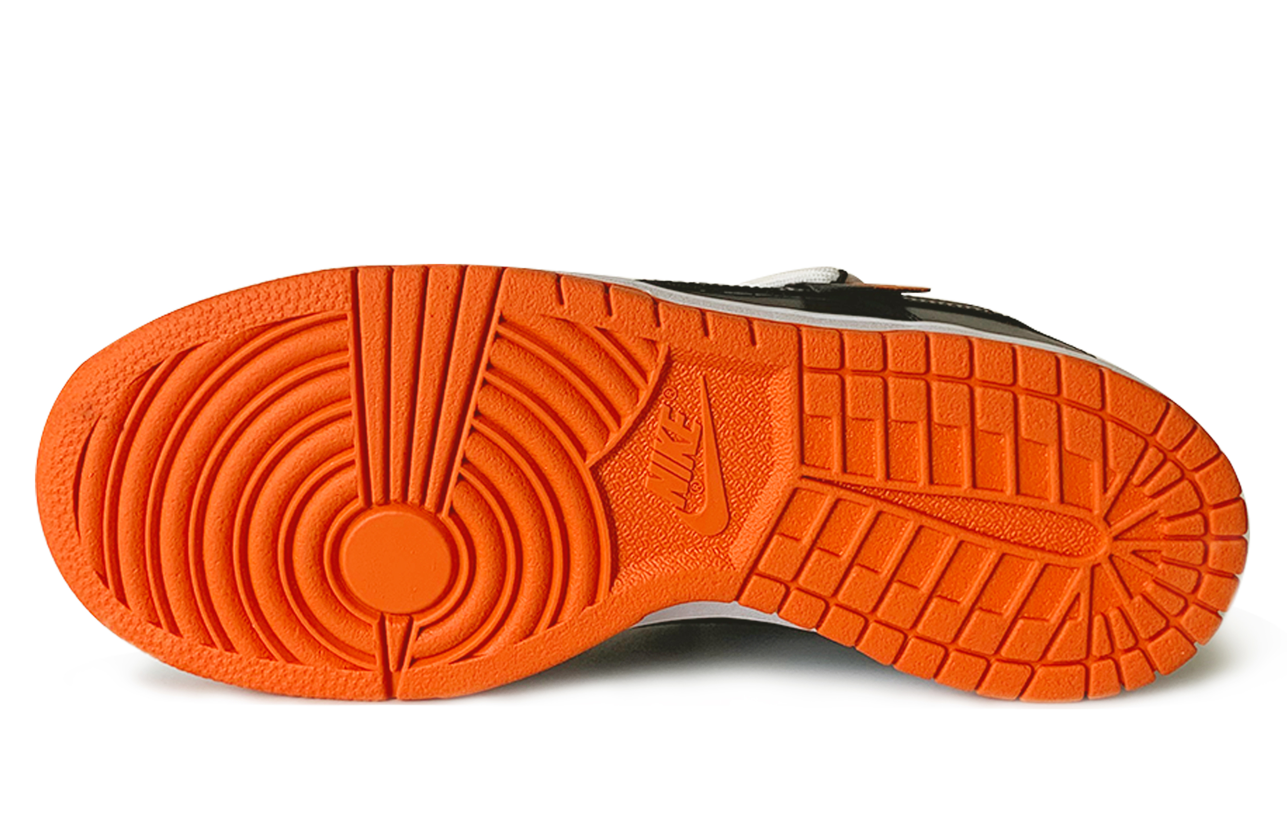 Details for (W) [Zapatos Personalizados] Nike Dunk Low 'Negro Blanco Naranja' DJ9955-800(TeamD-女款赛结旗)