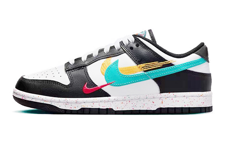 Cheap (W) [Sepatu Custom] Nike Dunk Low 'Blackcurrant Multi-Color' FD4623-131(Team叁-女款黑加仑SBOX)