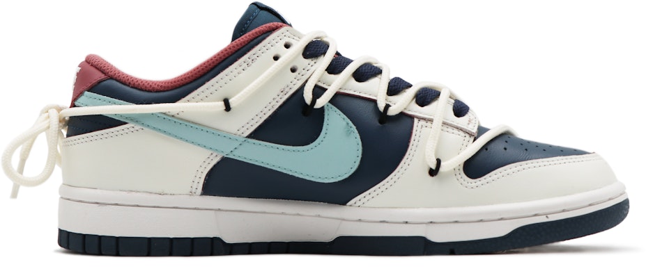 【訂製球鞋】Nike Dunk Low 蒸氣木偶 藍色多瑙河 非主流復古 簡約 低筒 板鞋 女款 米藍色 Order 【訂製球鞋】Nike Dunk Low 蒸氣木偶 藍色多瑙河 非主流復古 簡約 低筒 板鞋 女款 米藍色