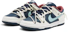 Lookbook 【訂製球鞋】Nike Dunk Low 蒸氣木偶 藍色多瑙河 非主流復古 簡約 低筒 板鞋 女款 米藍色