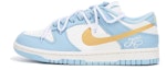 Buy (W) 나이키 덩크 로우 '블루 골드 바이브' (커스텀) DD1503-123(Team拾伍-女款蓝金)