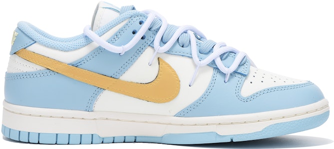 (W) Nike Dunk Low カスタム 青金バイブ (Nike Dunk Low Custom Blue Gold Vibe) DD1503-123(Team拾伍-女款蓝金) Order (W) Nike Dunk Low カスタム 青金バイブ (Nike Dunk Low Custom Blue Gold Vibe) DD1503-123(Team拾伍-女款蓝金)