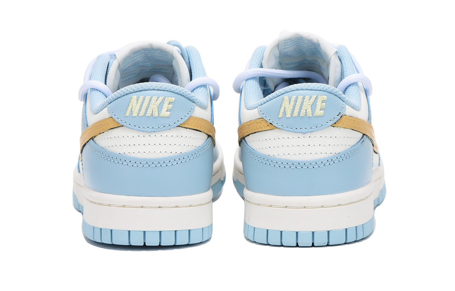 Lookbook (W) [Sepatu Custom] Nike Dunk Low 'Nuansa Biru Emas' DD1503-123(Team拾伍-女款蓝金)