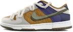 Buy 【訂製球鞋】Nike Dunk Low 復古拼色 小眾 創意 解構鞋帶 經典休閒 耐磨輕便 低筒 滑板鞋 女款 藍綠灰