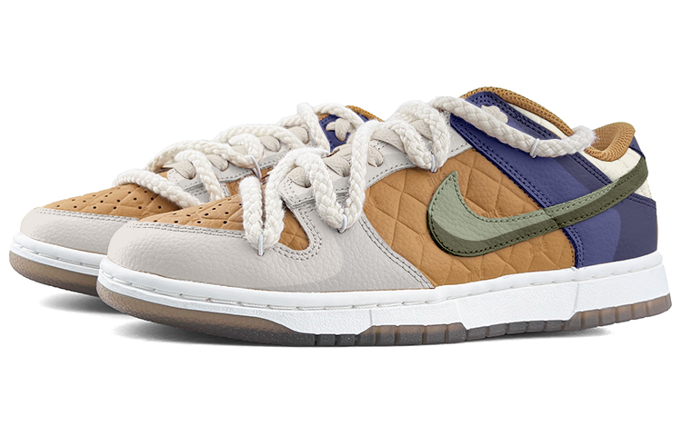 Lookbook (W) [Sepatu Kustom] Nike Dunk Low 'Blue Green Grey Deconstructed' DX3374-700-458413