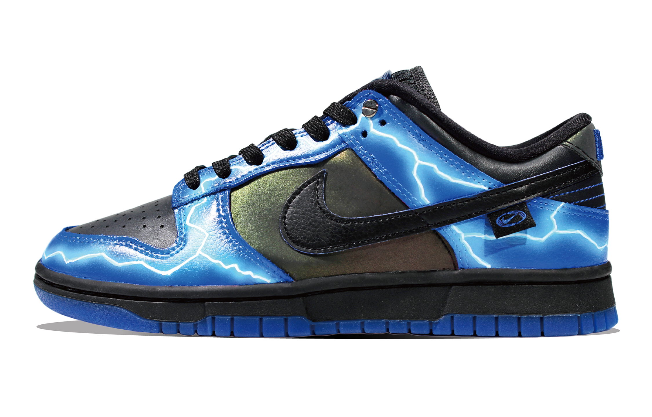 Buy (W) [Sepatu Custom] Nike Dunk Low 'Blue Lightning' FB1842-001(Team30-蓝色闪电）