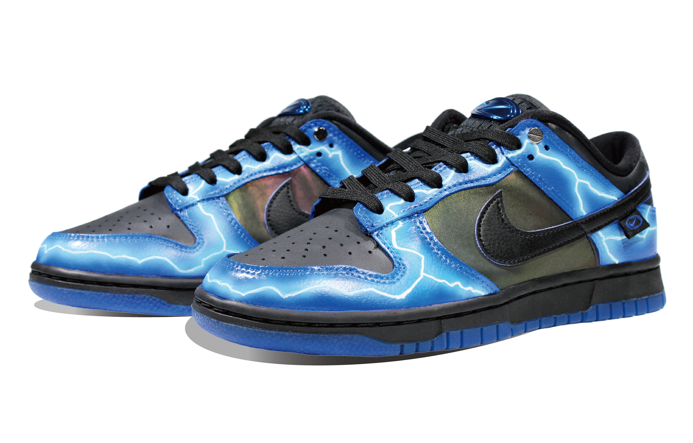 Lookbook (W) [Sepatu Custom] Nike Dunk Low 'Blue Lightning' FB1842-001(Team30-蓝色闪电）
