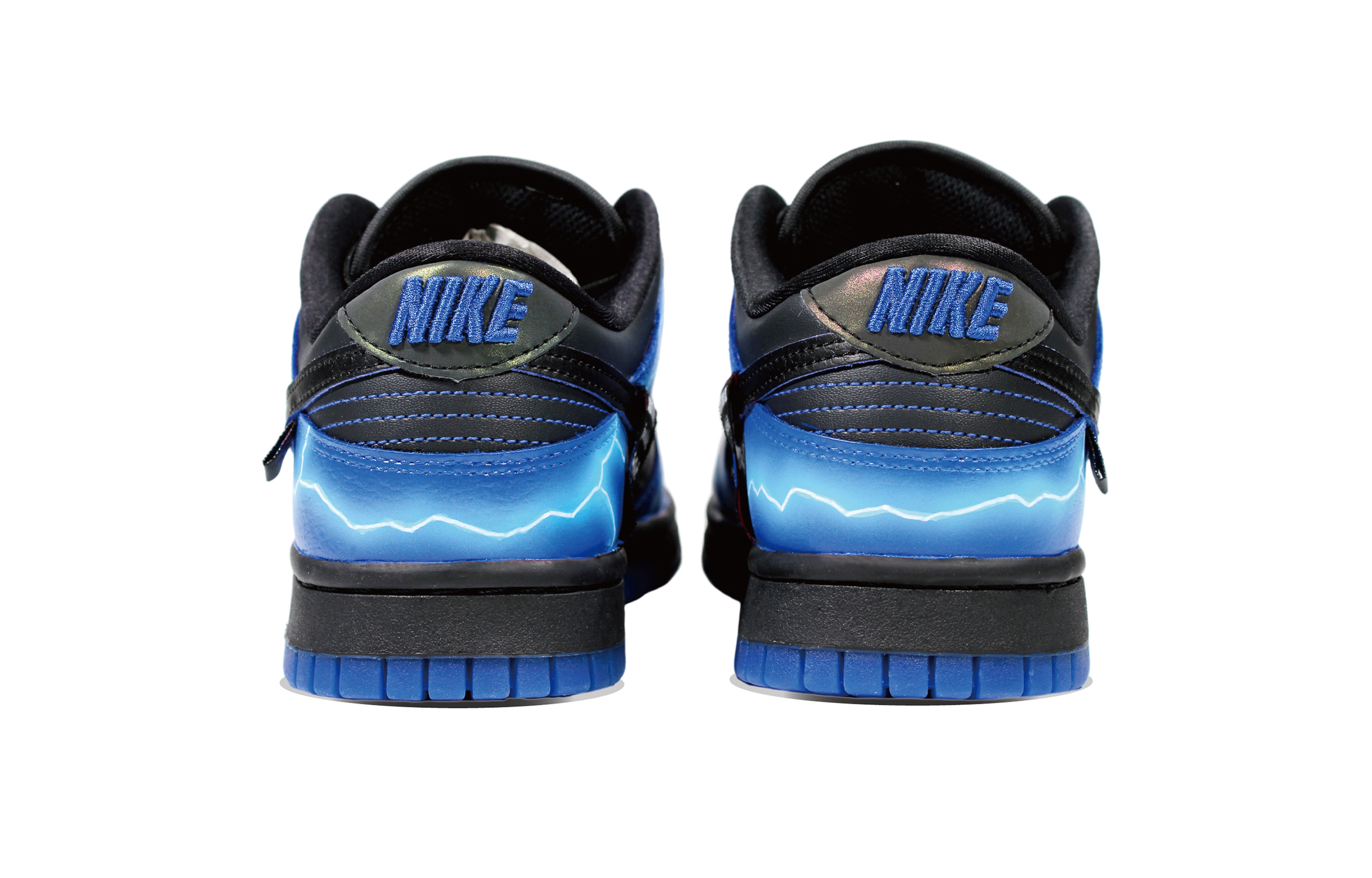 Shop (W) [Sepatu Custom] Nike Dunk Low 'Blue Lightning' FB1842-001(Team30-蓝色闪电）