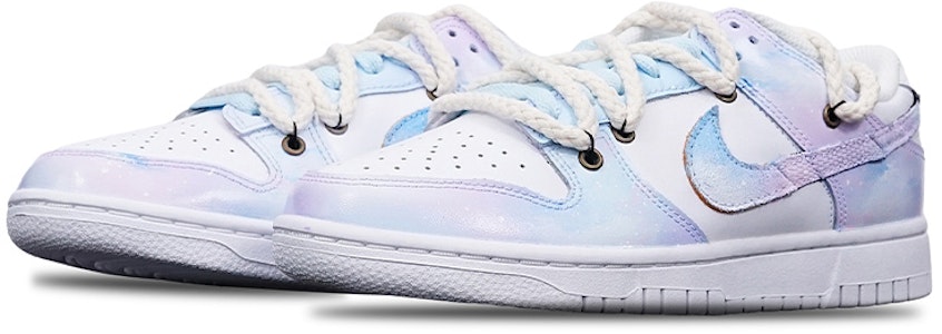 (W) 나이키 덩크 로우 '블루핑크 그라데이션 애니멀 프린트' (커스텀) DD7099-100(TeamT-女款梦幻星空S-BOX) Lookbook (W) 나이키 덩크 로우 '블루핑크 그라데이션 애니멀 프린트' (커스텀) DD7099-100(TeamT-女款梦幻星空S-BOX)