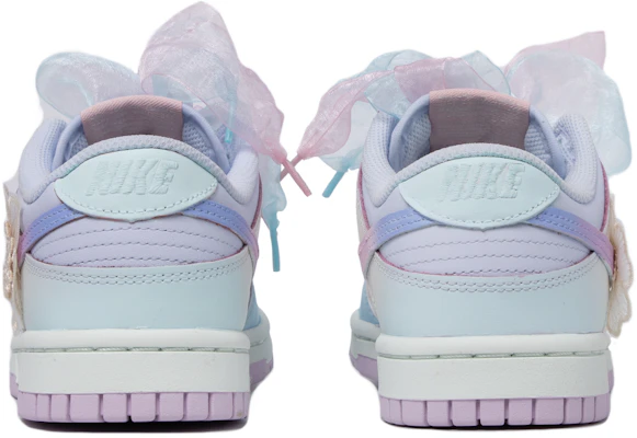 【定制球鞋】Nike Dunk Low 漸變噴色 蕾絲 櫻花 低幫 板鞋 女款 藍粉白 Shop 【定制球鞋】Nike Dunk Low 漸變噴色 蕾絲 櫻花 低幫 板鞋 女款 藍粉白