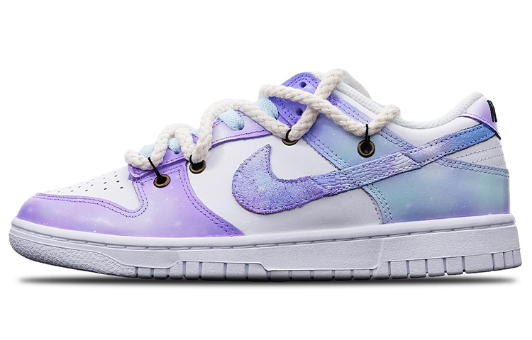 Buy (W) [カスタムシューズ] ナイキダンクロー '青紫グラデーションアニマルプリント' バレンタイン限定版 DD7099-100(TeamT-女款星空S-BOX)