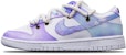(W) 나이키 덩크 로우 '블루퍼플 그라데이션 애니멀 프린트' 520 발렌타인 한정판 DD7099-100(TeamT-女款星空S-BOX)