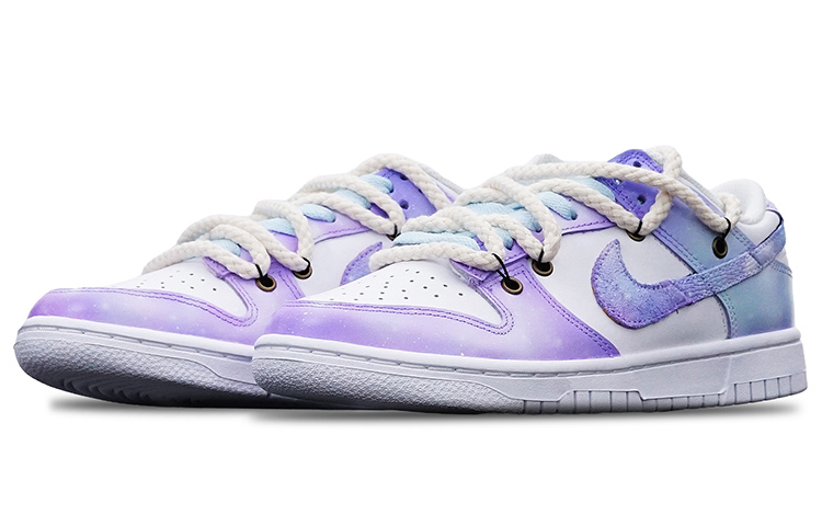 Lookbook (W) [カスタムシューズ] ナイキダンクロー '青紫グラデーションアニマルプリント' バレンタイン限定版 DD7099-100(TeamT-女款星空S-BOX)