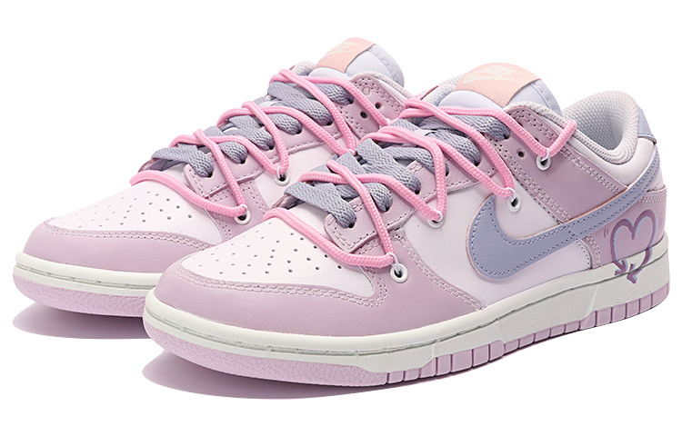 Lookbook (W) [Kasut Custom] Nike Dunk Low 'Biru Ungu Deconstructed Heart' DD1503-001(TeamThree-520告白-蓝紫)