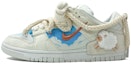 Order (W) 나이키 덩크 로우 '푸른 하늘과 흰 구름' (커스텀) DH4402-100(Team柒-女款小羊刺绣S-BOX)