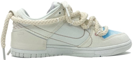 【定制球鞋】Nike Dunk Low 小羊刺繡 藍天白雲 解構風 五一出遊主題 特殊鞋盒 可回收材料 低幫 板鞋 女款 米色 Lookbook 【定制球鞋】Nike Dunk Low 小羊刺繡 藍天白雲 解構風 五一出遊主題 特殊鞋盒 可回收材料 低幫 板鞋 女款 米色