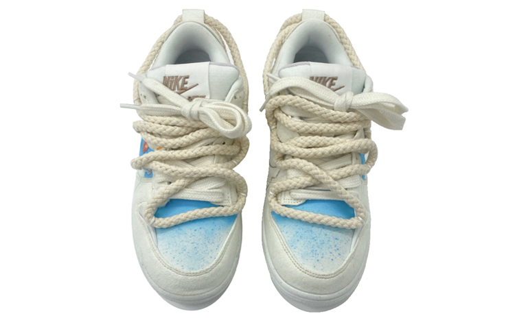Purchase (W) 나이키 덩크 로우 '푸른 하늘과 흰 구름' (커스텀) DH4402-100(Team柒-女款小羊刺绣S-BOX)