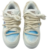 【定制球鞋】Nike Dunk Low 小羊刺繡 藍天白雲 解構風 五一出遊主題 特殊鞋盒 可回收材料 低幫 板鞋 女款 米色 Purchase 【定制球鞋】Nike Dunk Low 小羊刺繡 藍天白雲 解構風 五一出遊主題 特殊鞋盒 可回收材料 低幫 板鞋 女款 米色