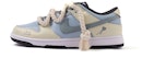 Buy 【客製化球鞋】Nike Dunk Low 小狗碎片 古樸藍曬 溫柔 小眾 麻繩結構 休閒 百搭 防滑耐磨 低筒 板鞋 女款 藍白米黑