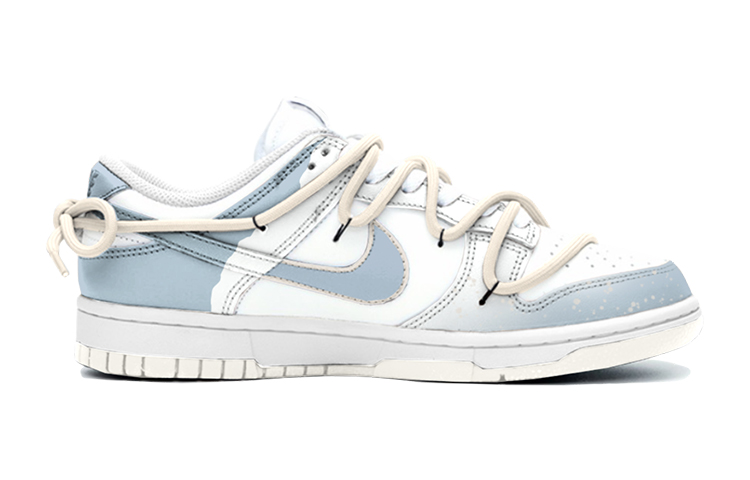 Order (W) 나이키 덩크 로우 '블루 화이트 그라데이션 그래피티' (70 characters) DD1503-121(TeamS-蓝白解构涂鸦dunk女)