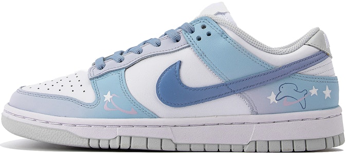 (W) Nike Dunk Low カスタム 青白惑星旅 (Nike Dunk Low カスタム 青白惑星たび) DD1503-103(TeamThree-星球漫游蓝白) Buy (W) Nike Dunk Low カスタム 青白惑星旅 (Nike Dunk Low カスタム 青白惑星たび) DD1503-103(TeamThree-星球漫游蓝白)