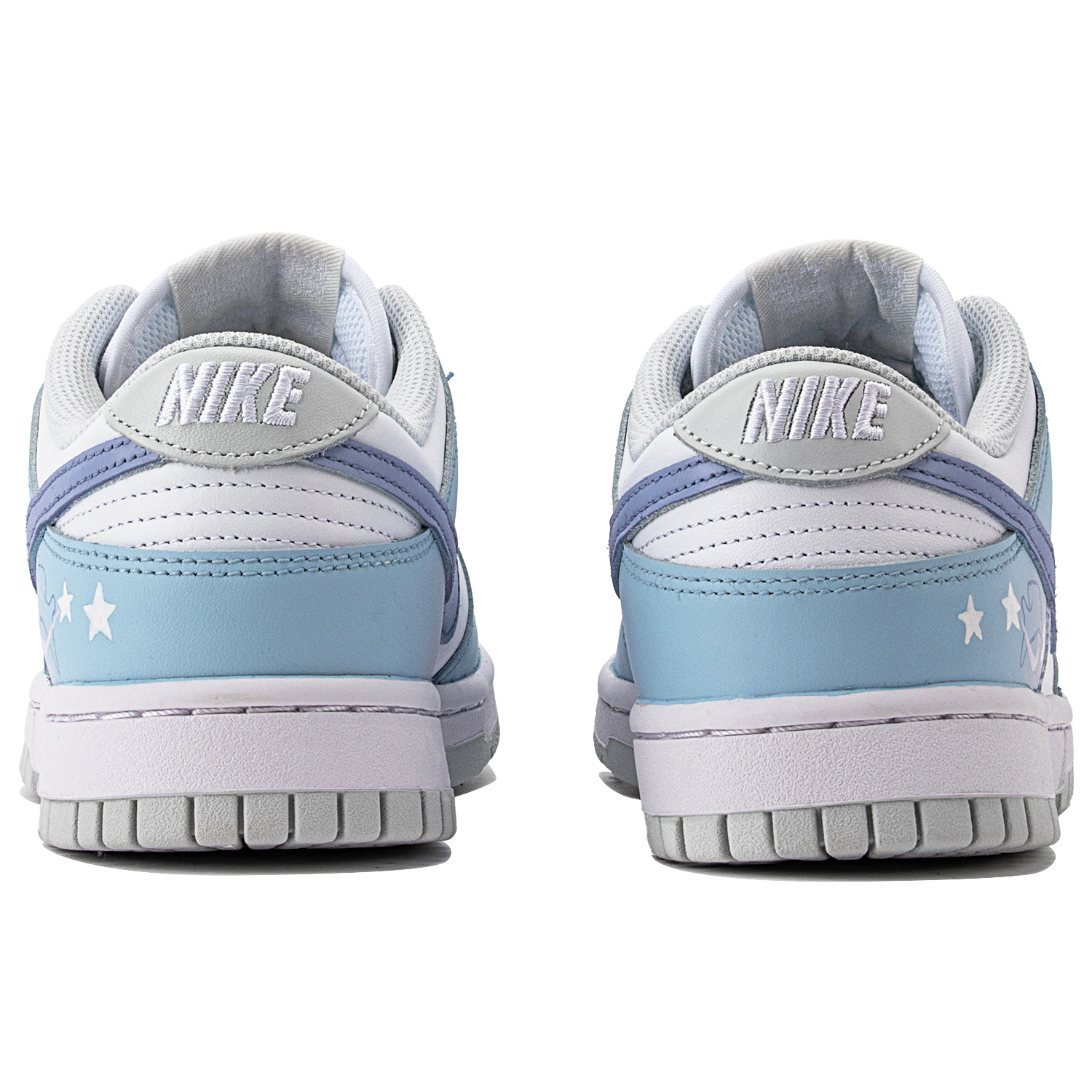 Purchase (W) Nike Dunk Low カスタム 青白惑星旅 (Nike Dunk Low カスタム 青白惑星たび) DD1503-103(TeamThree-星球漫游蓝白)