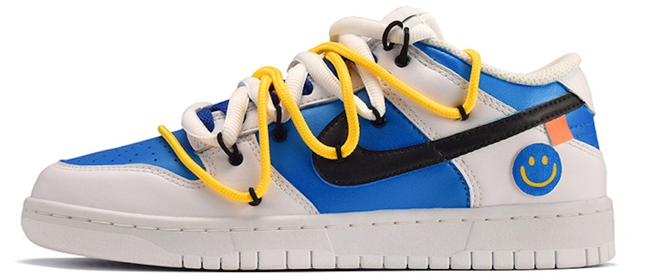 (W) Zapatillas Nike Dunk Low 'Blanco Azul Smiley Desconstruido' DH9765-100(TeamE-女款笑脸蓝白) Buy (W) Zapatillas Nike Dunk Low 'Blanco Azul Smiley Desconstruido' DH9765-100(TeamE-女款笑脸蓝白)