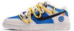 Buy (W) Zapatillas Nike Dunk Low 'Blanco Azul Smiley Desconstruido' DH9765-100(TeamE-女款笑脸蓝白)