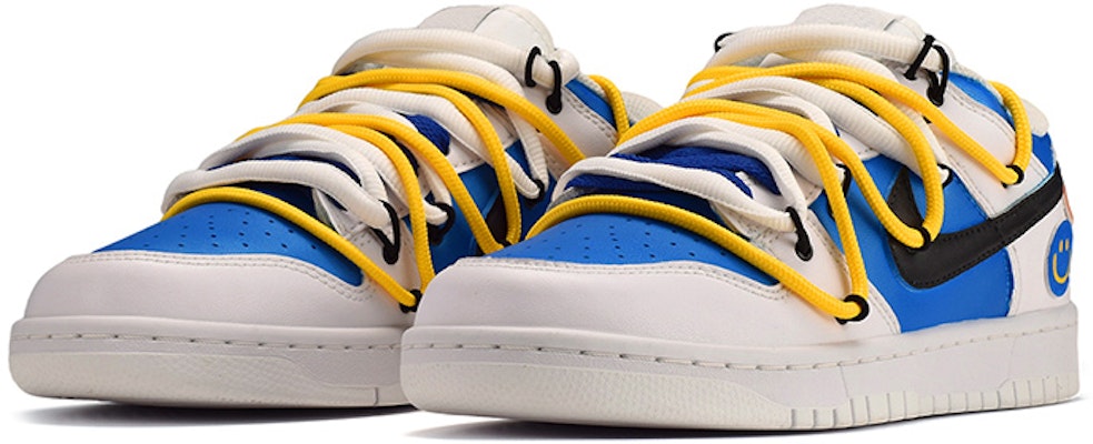 (W) Zapatillas Nike Dunk Low 'Blanco Azul Smiley Desconstruido' DH9765-100(TeamE-女款笑脸蓝白) Lookbook (W) Zapatillas Nike Dunk Low 'Blanco Azul Smiley Desconstruido' DH9765-100(TeamE-女款笑脸蓝白)