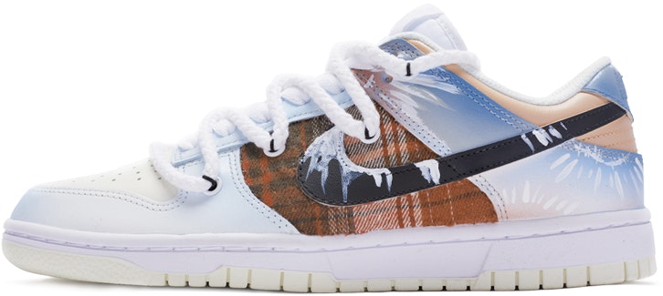 custom-shoes-women-nike-dunk-low-blue-white-watermark-tie-dye