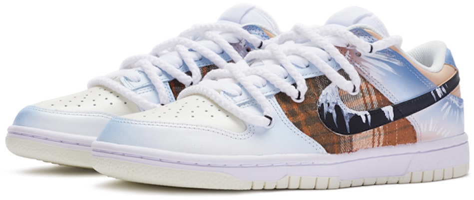 (W) ナイキ ダンク ロー "青白透かしタイダイ" (Nike Dunk Low "Aoshiro Sukashi Taidai") DD1503-121(TeamR-女款手绘扎染S-BOX) Lookbook (W) ナイキ ダンク ロー "青白透かしタイダイ" (Nike Dunk Low "Aoshiro Sukashi Taidai") DD1503-121(TeamR-女款手绘扎染S-BOX)