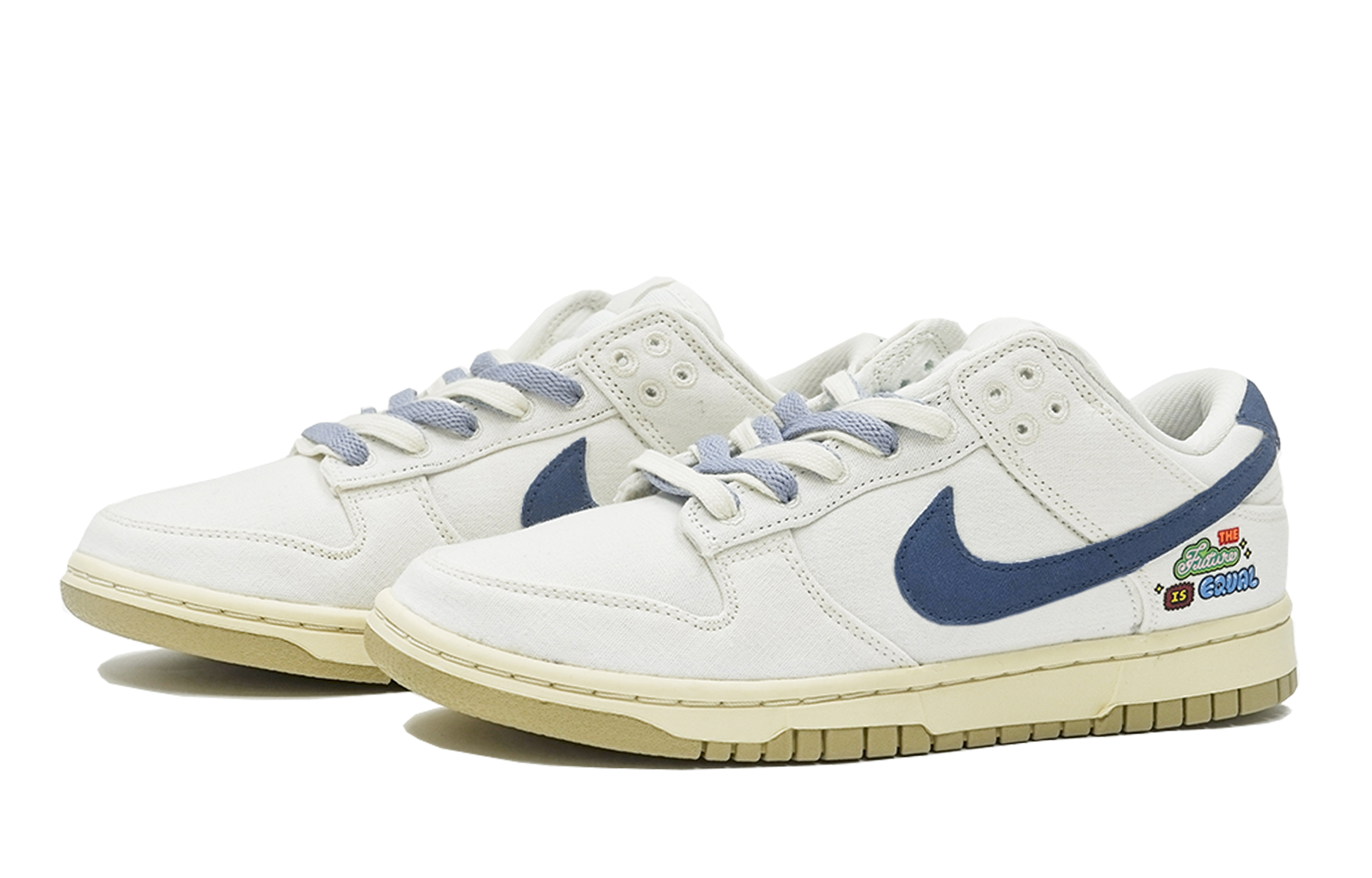 Lookbook (W) 나이키 덩크 로우 '블루베리 요거트' (커스텀) FD0868-133(Team14-蓝莓酸奶S-Box)