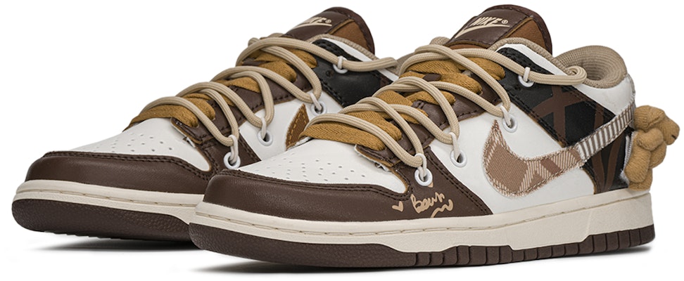 (W) 【カスタムシューズ】(女性用) ナイキ ダンク ロー 'ブラウンベア' FV3653-191(TeamA-小棕熊) Shop (W) 【カスタムシューズ】(女性用) ナイキ ダンク ロー 'ブラウンベア' FV3653-191(TeamA-小棕熊)