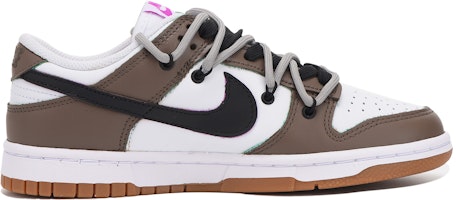 【特製球鞋】Nike Dunk Low 禮盒 解構 高街 低筒 滑板鞋 女款 棕色 Lookbook 【特製球鞋】Nike Dunk Low 禮盒 解構 高街 低筒 滑板鞋 女款 棕色