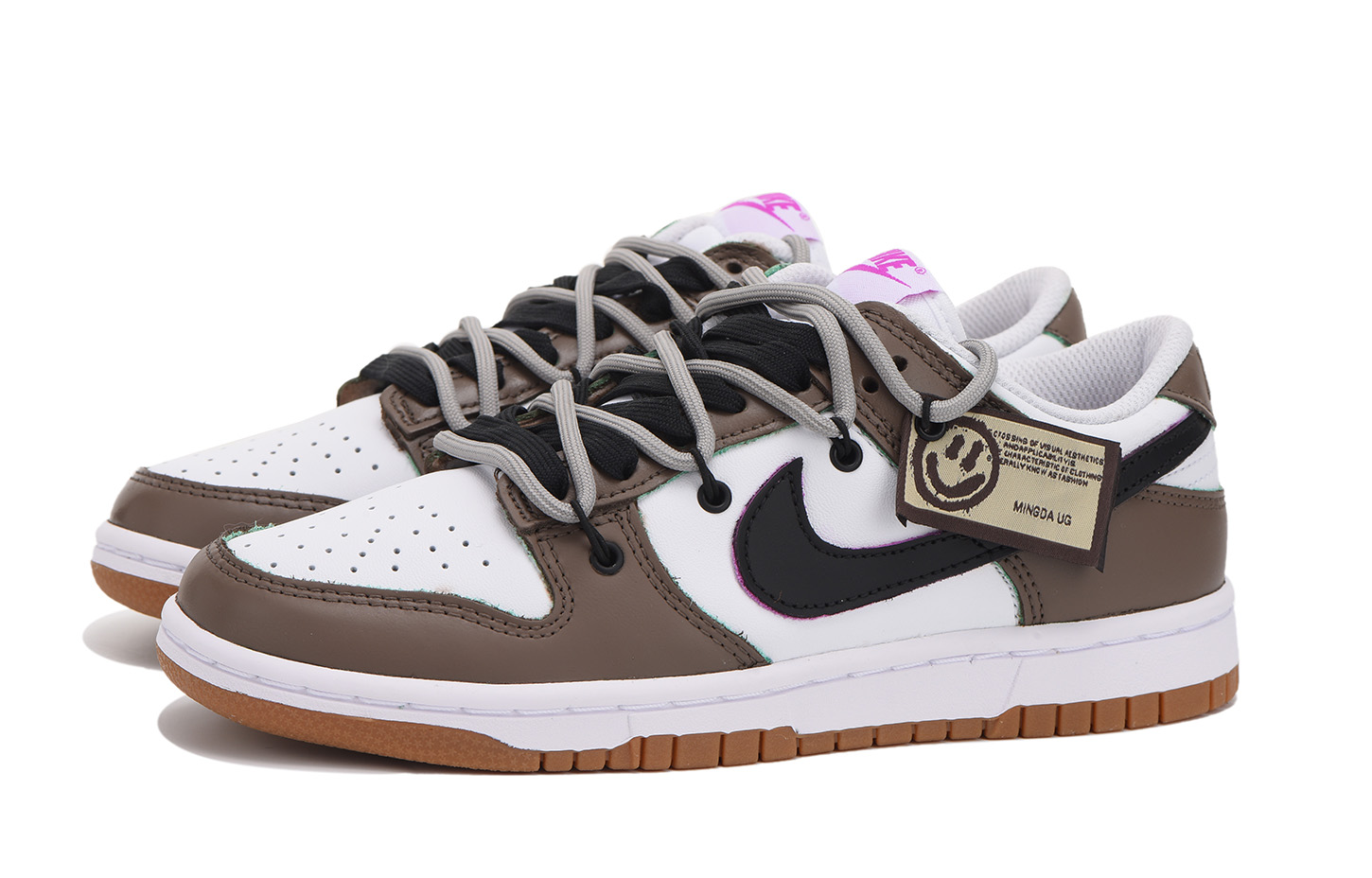 Shop (W) 나이키 덩크 로우 '브라운 선물 해체' (50 characters) FD9922-151(Team59-女款咖啡)