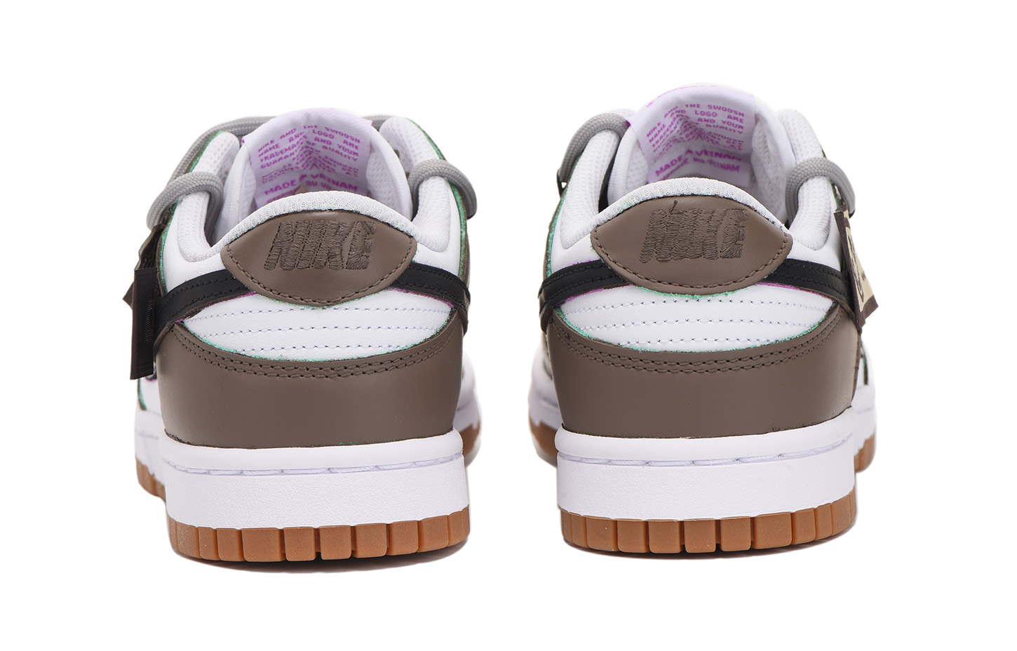 Purchase (W) 나이키 덩크 로우 '브라운 선물 해체' (50 characters) FD9922-151(Team59-女款咖啡)