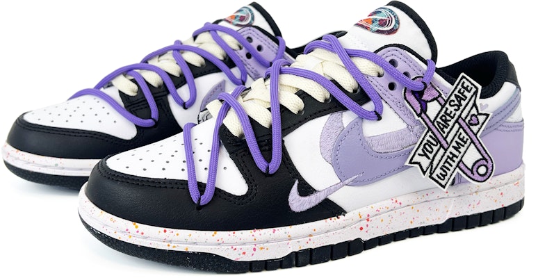 (W) 나이키 덩크 로우 '버블 그레이프 멀티 스우시' FD4623-131(Tema-45气泡葡萄) Lookbook (W) 나이키 덩크 로우 '버블 그레이프 멀티 스우시' FD4623-131(Tema-45气泡葡萄)