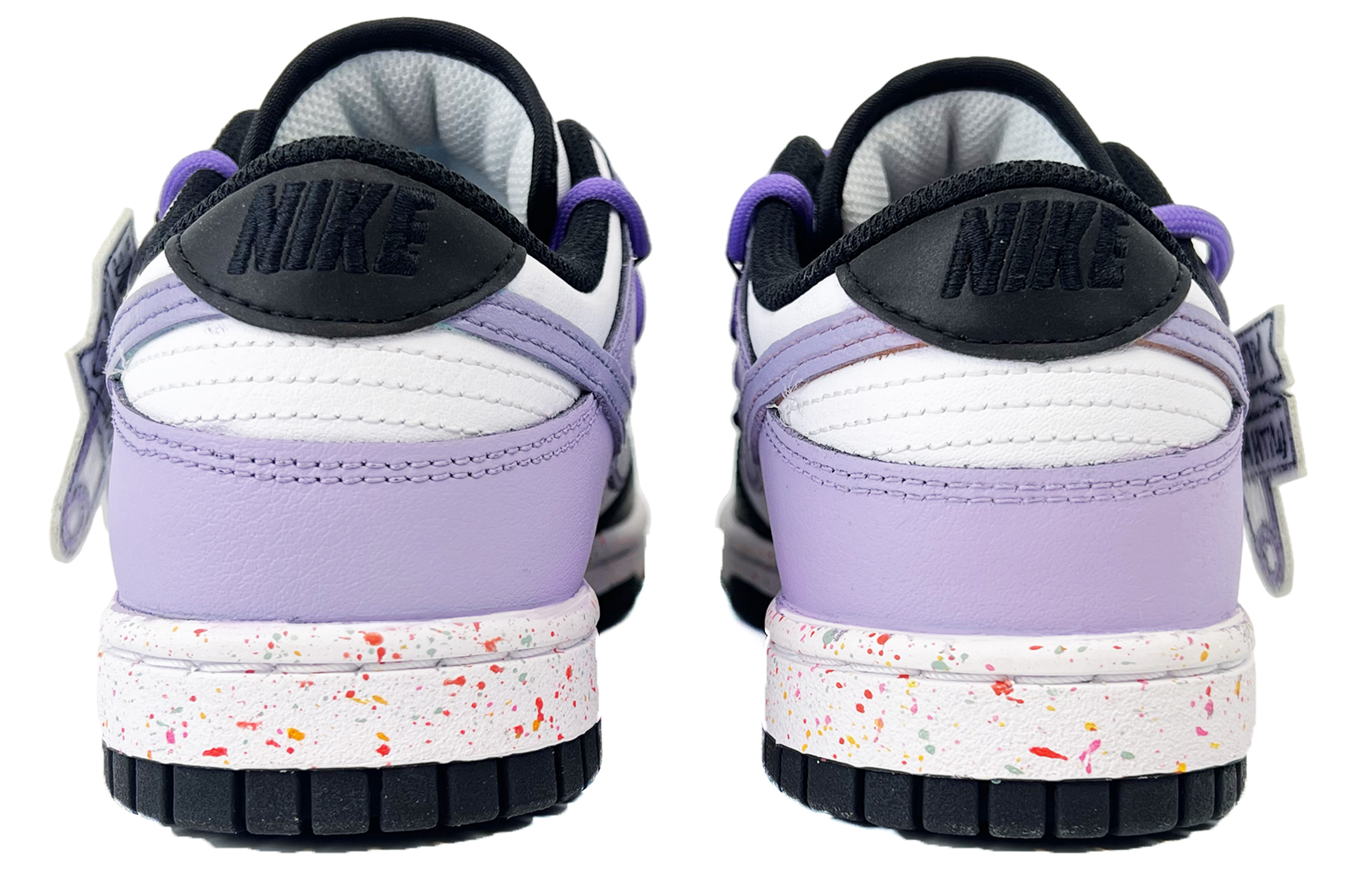 Shop (W) [Kasut Custom] Nike Dunk Low 'Bubble Grape Pelbagai Warna Swoosh' FD4623-131(Tema-45气泡葡萄)