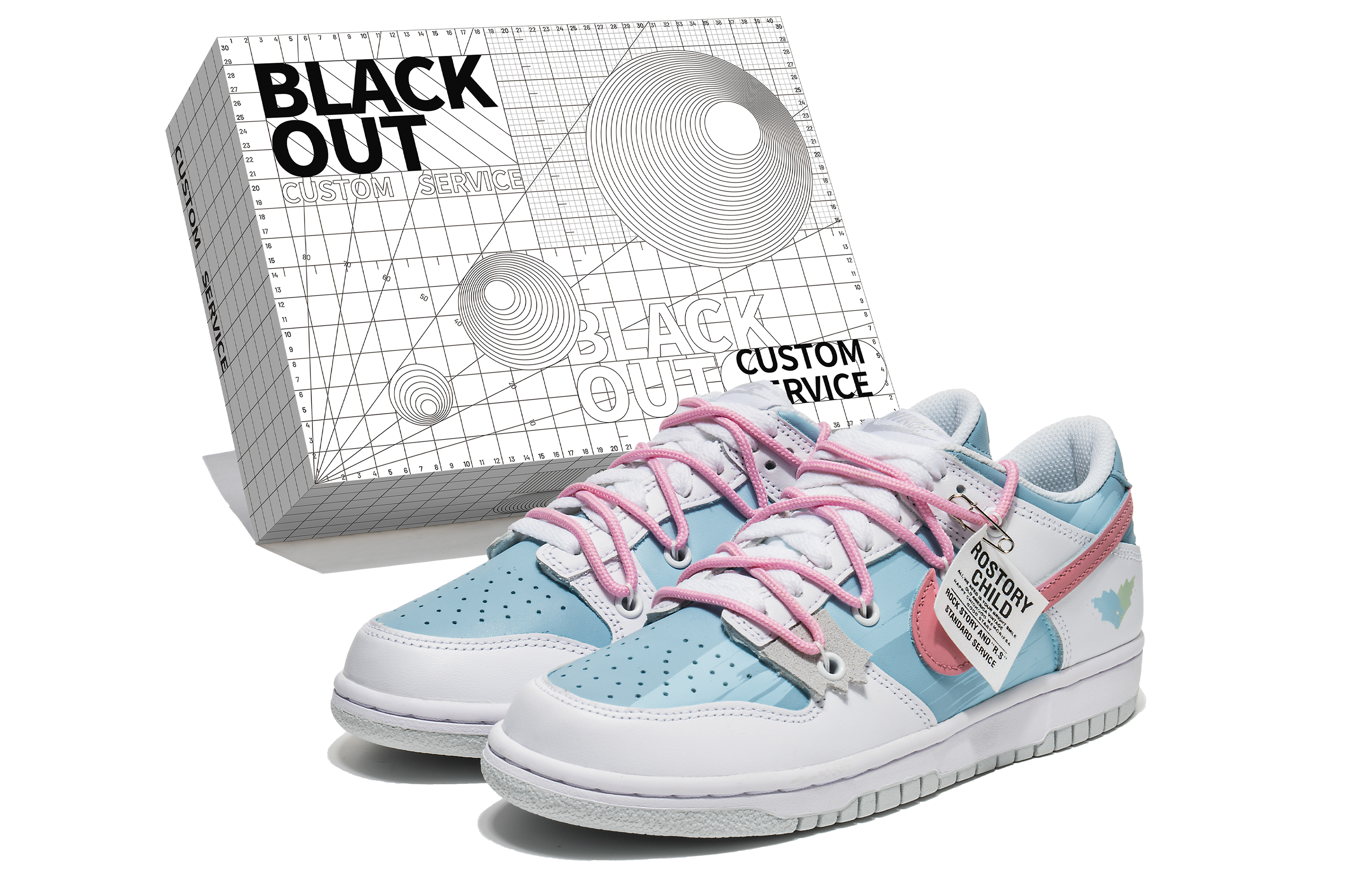 Buy (W) [Zapatos Personalizados] Nike Dunk Low 'Bubblegum Barbie' DH9765-102-444062