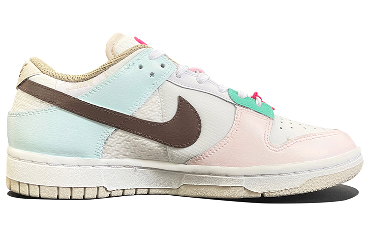 Order (W) [Kasut Custom] Nike Dunk Low 'Bubblegum Manik Biru Bayi Kartun' DX6060-121(TeamD-女款泡泡糖白粉蓝)