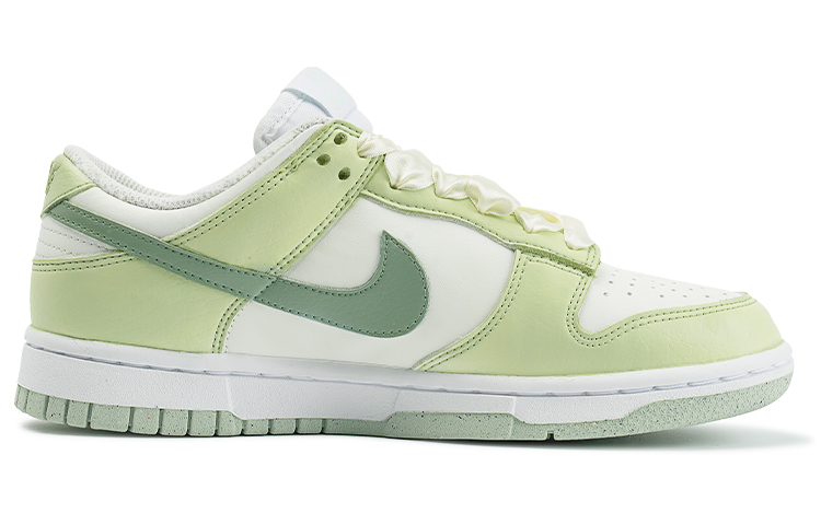 Order (W) [Kasut Custom] Nike Dunk Low 'Taman Kupu-kupu Putih Hijau Muda' DN1431-102(TeamI-女款蝴蝶花屿L白浅绿)