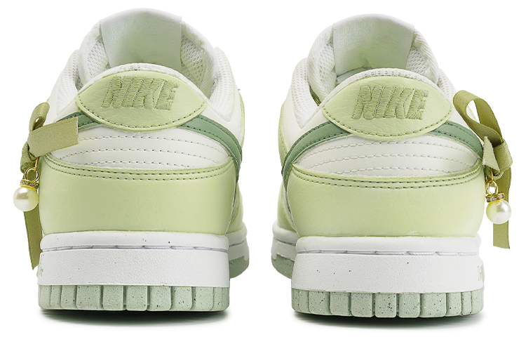 Shop (W) [Kasut Custom] Nike Dunk Low 'Taman Kupu-kupu Putih Hijau Muda' DN1431-102(TeamI-女款蝴蝶花屿L白浅绿)